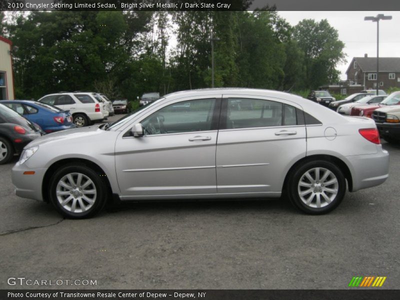 Bright Silver Metallic / Dark Slate Gray 2010 Chrysler Sebring Limited Sedan
