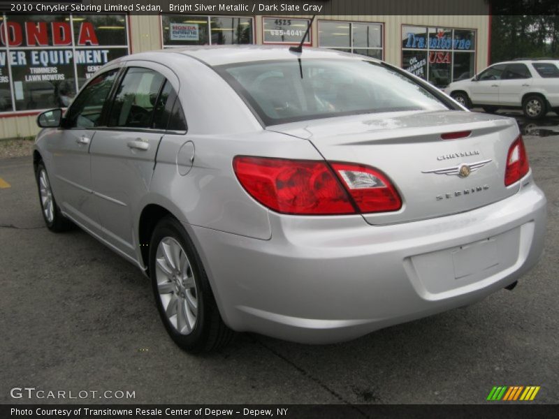 Bright Silver Metallic / Dark Slate Gray 2010 Chrysler Sebring Limited Sedan