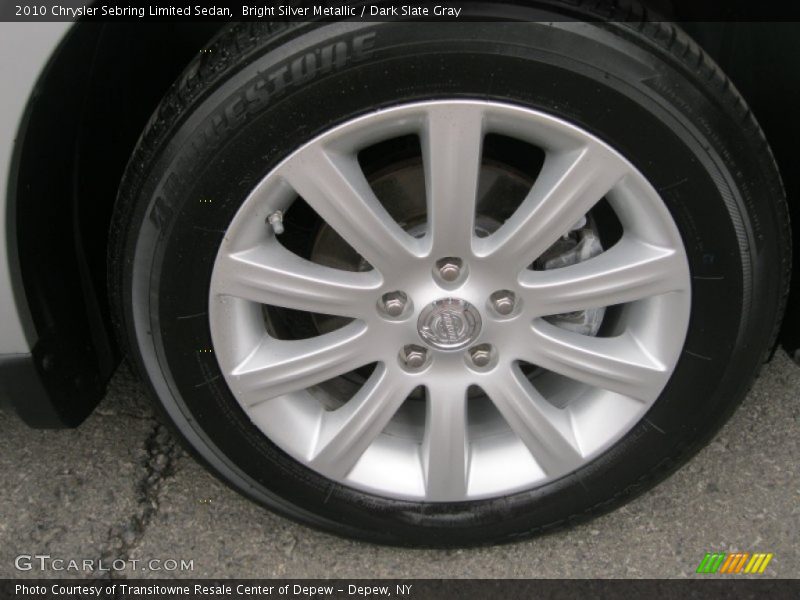 Bright Silver Metallic / Dark Slate Gray 2010 Chrysler Sebring Limited Sedan