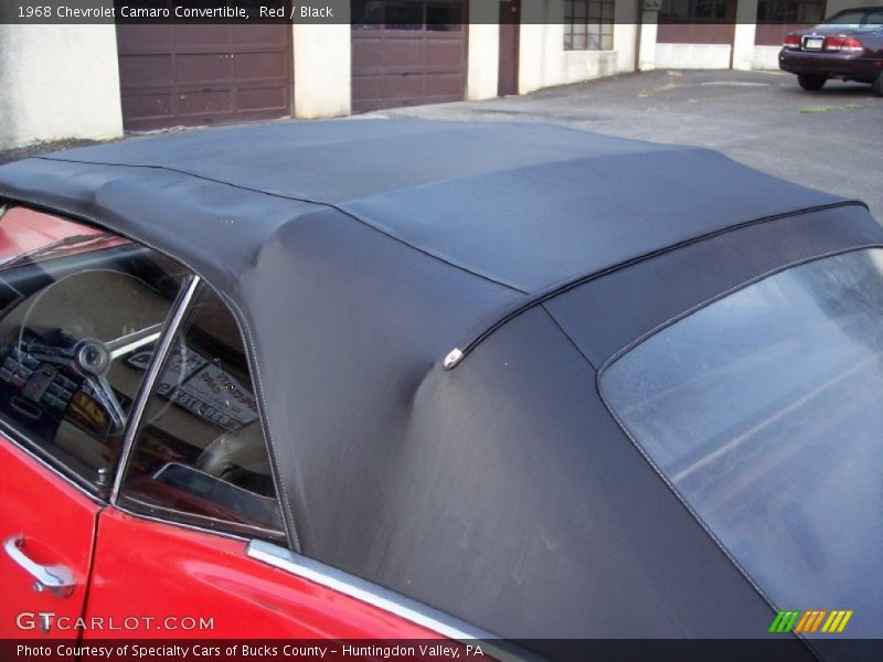 Red / Black 1968 Chevrolet Camaro Convertible