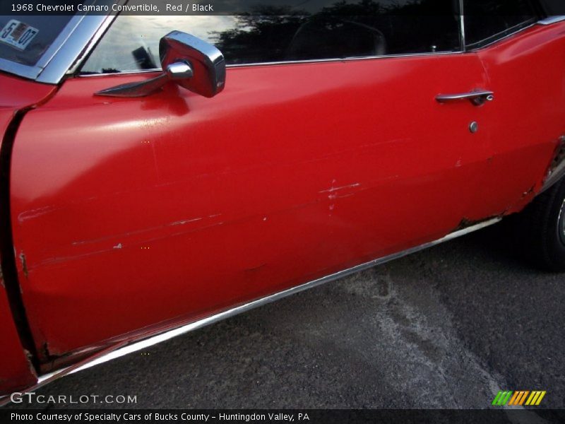 Red / Black 1968 Chevrolet Camaro Convertible