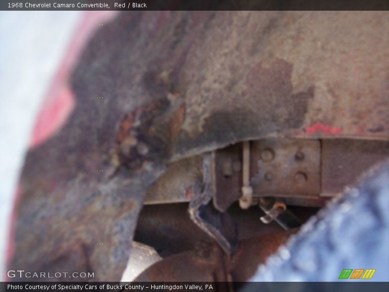 Red / Black 1968 Chevrolet Camaro Convertible