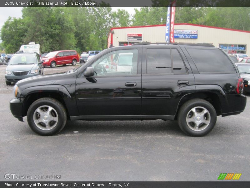 Black / Ebony 2008 Chevrolet TrailBlazer LT 4x4