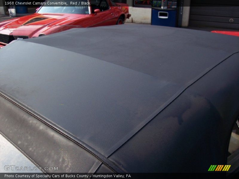 Red / Black 1968 Chevrolet Camaro Convertible