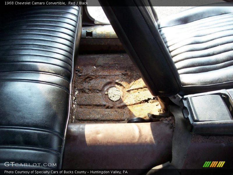 Red / Black 1968 Chevrolet Camaro Convertible