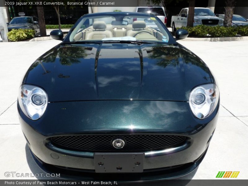 Botanical Green / Caramel 2009 Jaguar XK XK8 Convertible