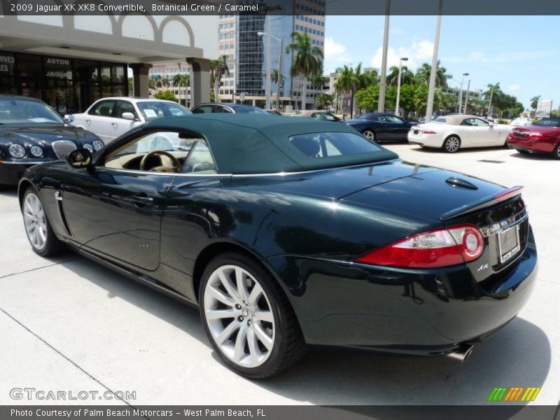 Botanical Green / Caramel 2009 Jaguar XK XK8 Convertible