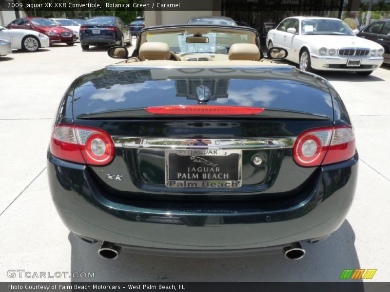 Botanical Green / Caramel 2009 Jaguar XK XK8 Convertible