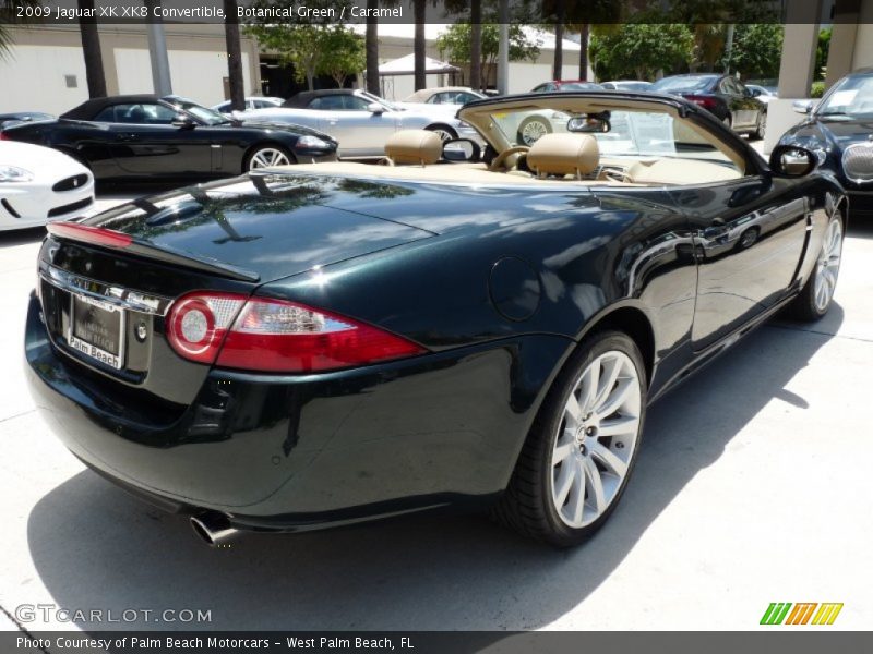 Botanical Green / Caramel 2009 Jaguar XK XK8 Convertible