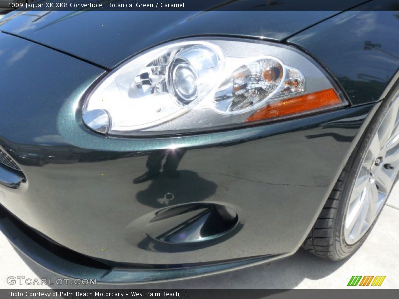 Botanical Green / Caramel 2009 Jaguar XK XK8 Convertible