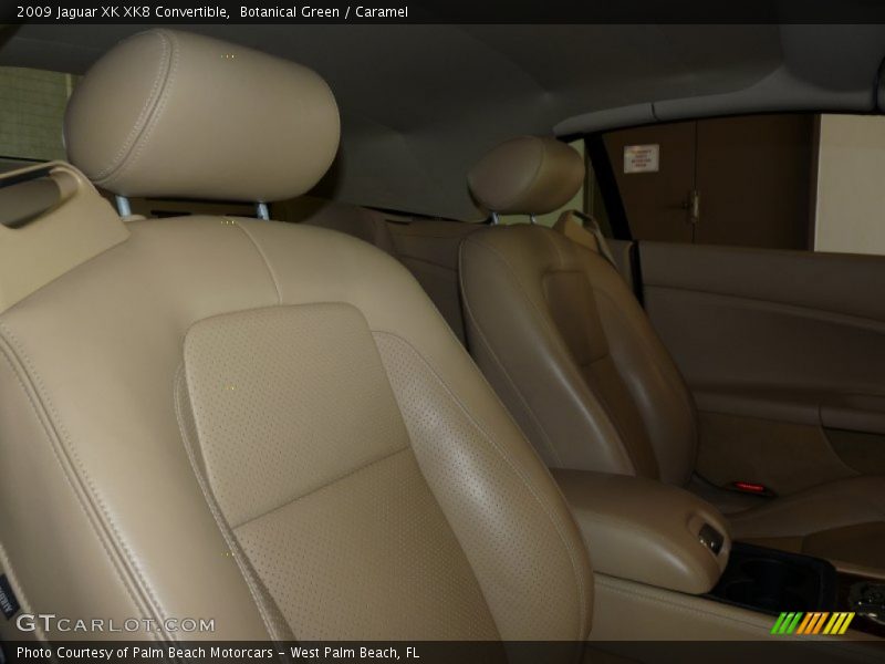 Botanical Green / Caramel 2009 Jaguar XK XK8 Convertible