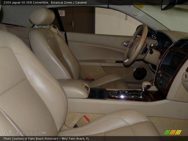 Botanical Green / Caramel 2009 Jaguar XK XK8 Convertible