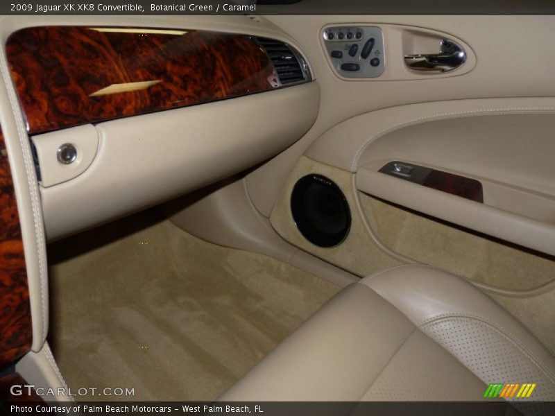 Botanical Green / Caramel 2009 Jaguar XK XK8 Convertible