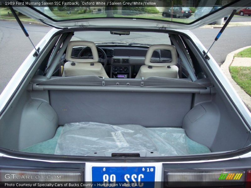  1989 Mustang Saleen SSC Fastback Trunk