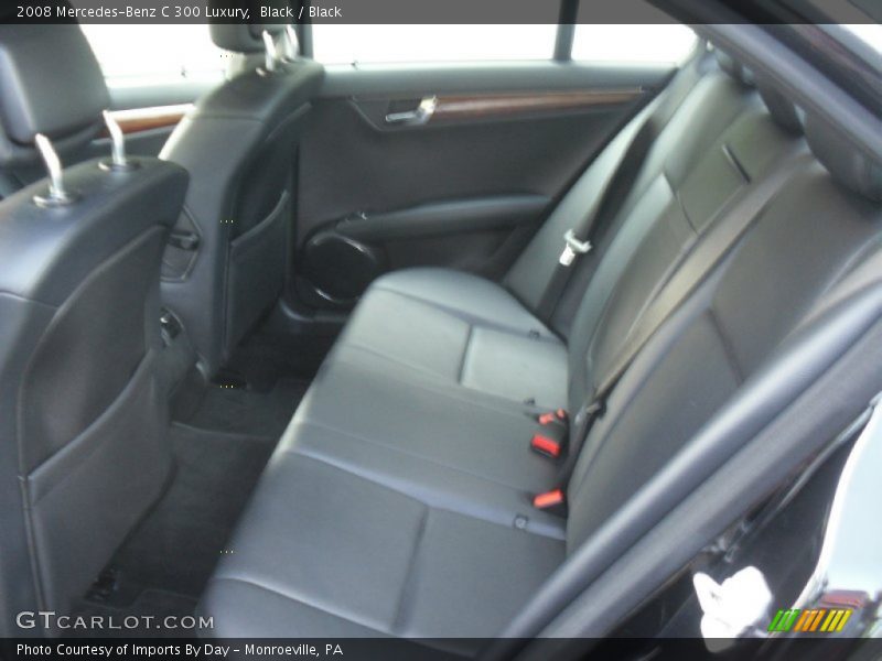 Black / Black 2008 Mercedes-Benz C 300 Luxury