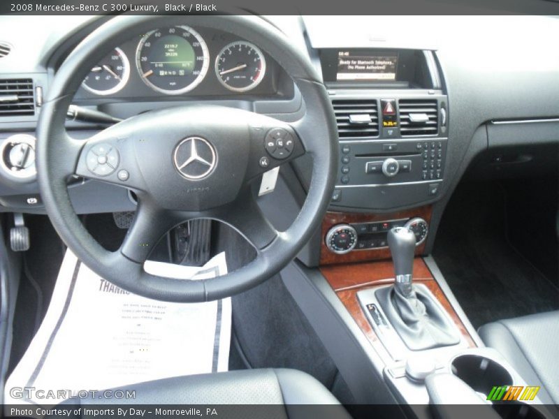 Black / Black 2008 Mercedes-Benz C 300 Luxury