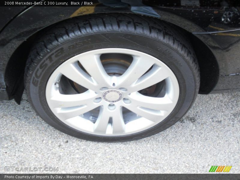 Black / Black 2008 Mercedes-Benz C 300 Luxury