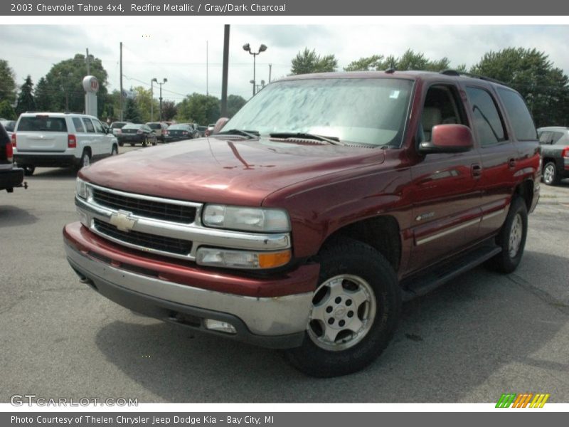 Redfire Metallic / Gray/Dark Charcoal 2003 Chevrolet Tahoe 4x4