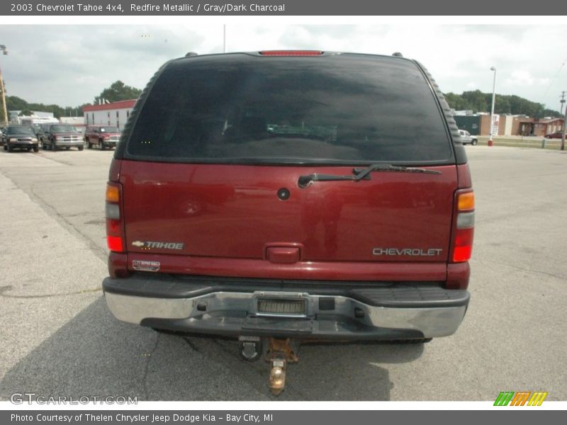 Redfire Metallic / Gray/Dark Charcoal 2003 Chevrolet Tahoe 4x4