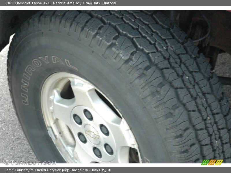 Redfire Metallic / Gray/Dark Charcoal 2003 Chevrolet Tahoe 4x4