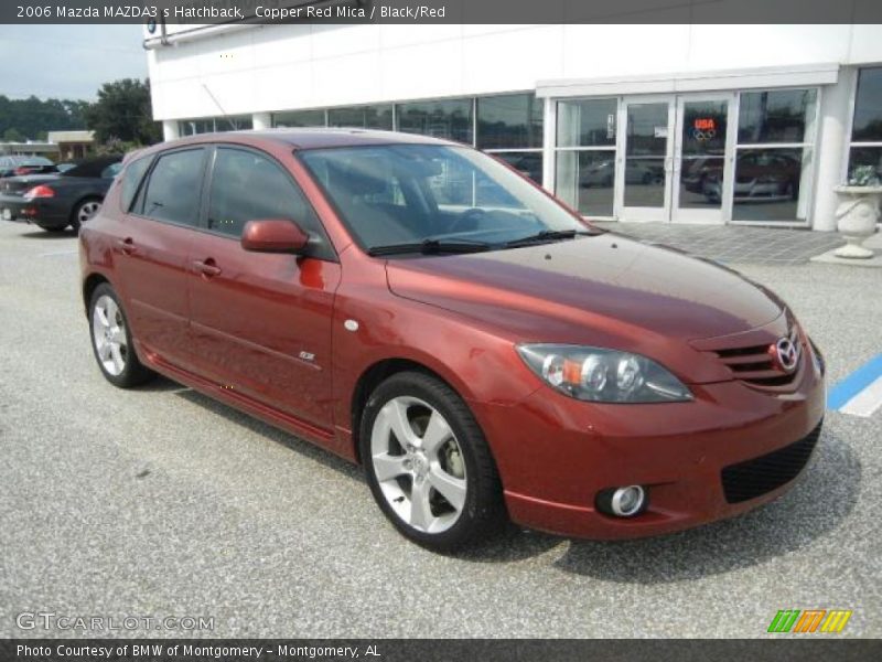 Copper Red Mica / Black/Red 2006 Mazda MAZDA3 s Hatchback