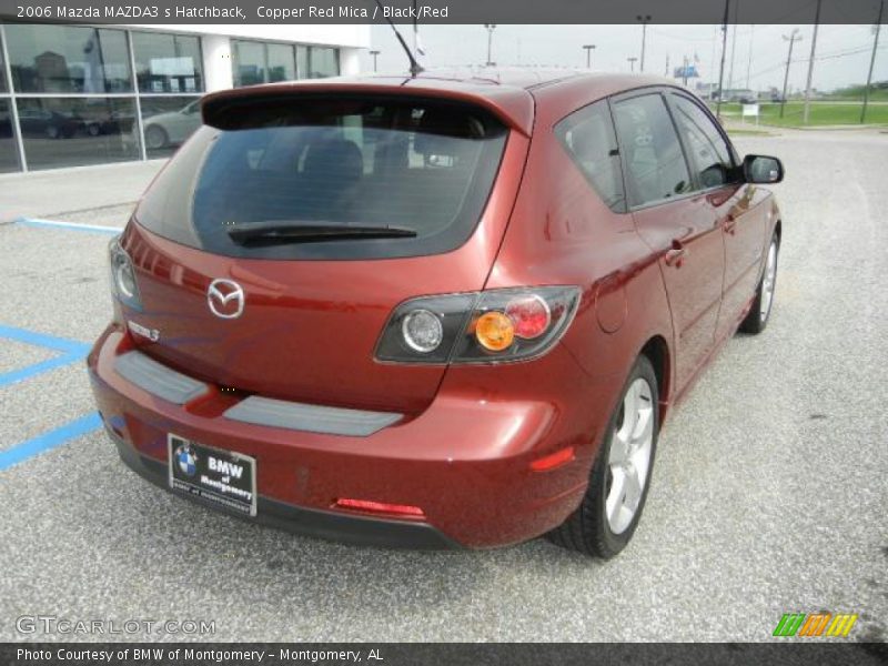 Copper Red Mica / Black/Red 2006 Mazda MAZDA3 s Hatchback