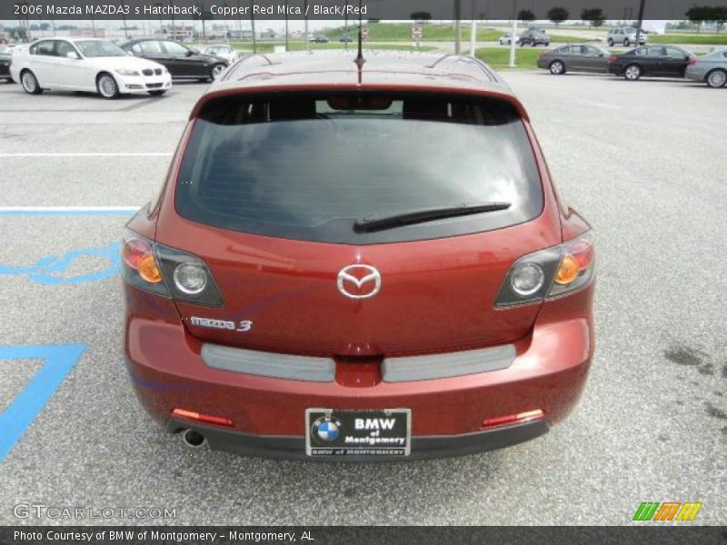 Copper Red Mica / Black/Red 2006 Mazda MAZDA3 s Hatchback