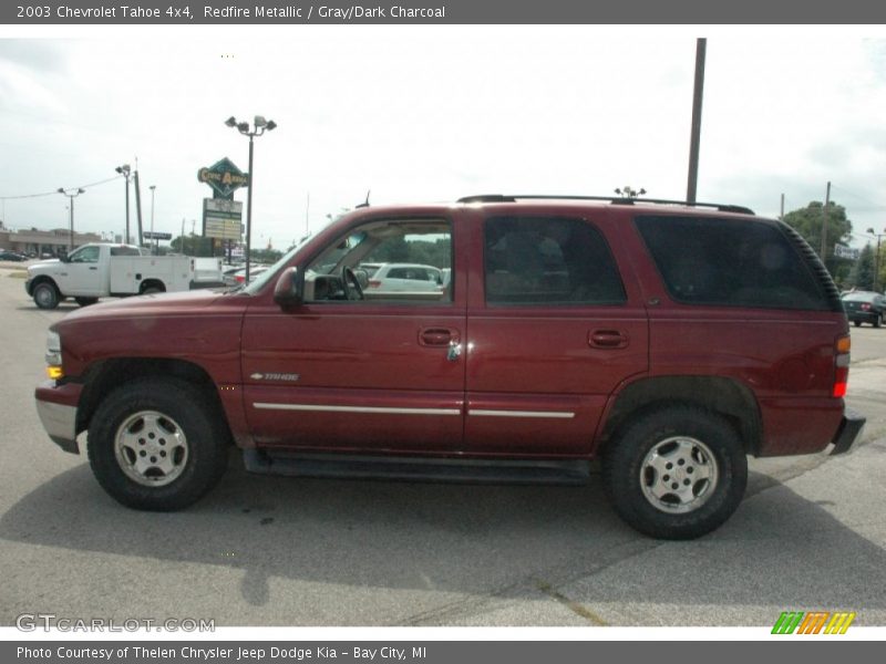 Redfire Metallic / Gray/Dark Charcoal 2003 Chevrolet Tahoe 4x4