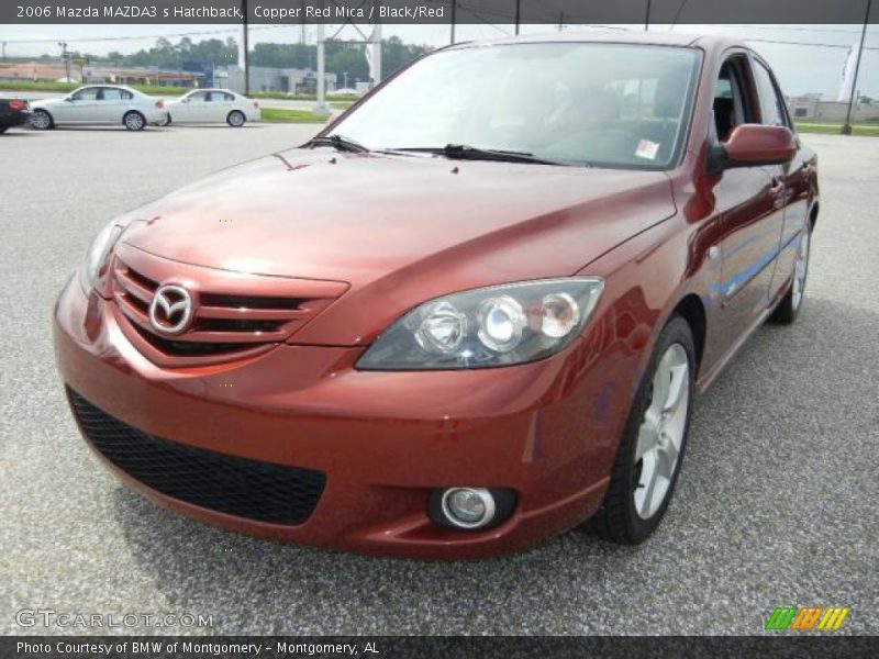 Copper Red Mica / Black/Red 2006 Mazda MAZDA3 s Hatchback
