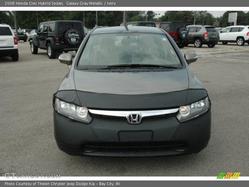 Galaxy Gray Metallic / Ivory 2008 Honda Civic Hybrid Sedan