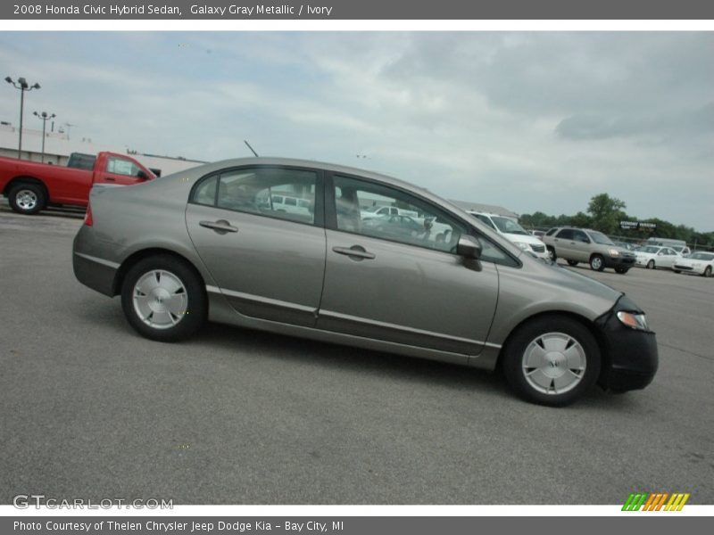 Galaxy Gray Metallic / Ivory 2008 Honda Civic Hybrid Sedan