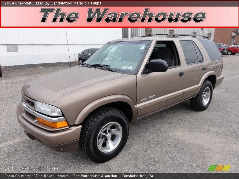 Sandalwood Metallic / Taupe 2004 Chevrolet Blazer LS
