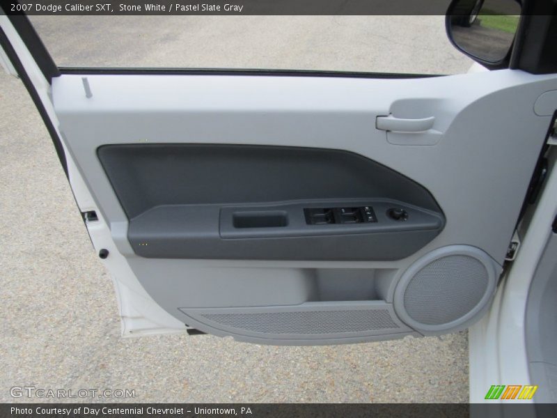 Stone White / Pastel Slate Gray 2007 Dodge Caliber SXT