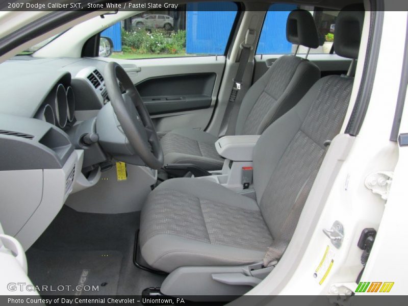 Stone White / Pastel Slate Gray 2007 Dodge Caliber SXT