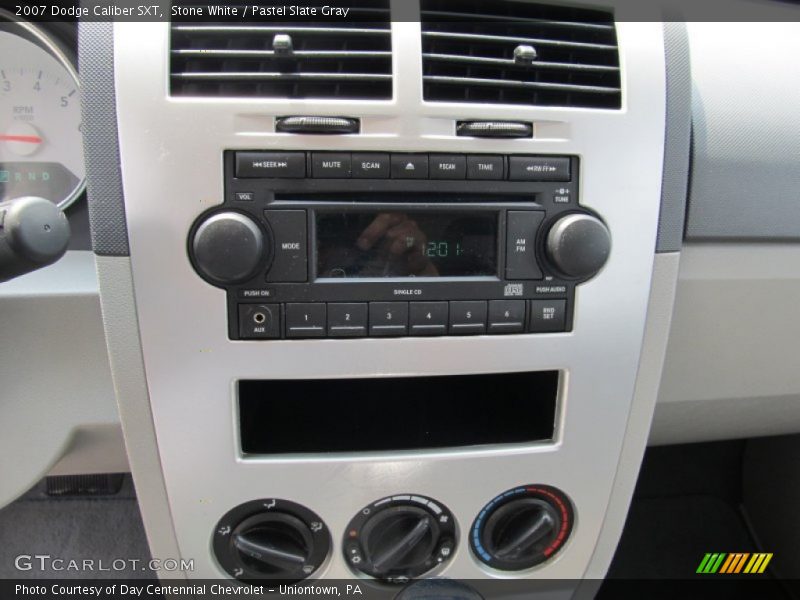 Stone White / Pastel Slate Gray 2007 Dodge Caliber SXT