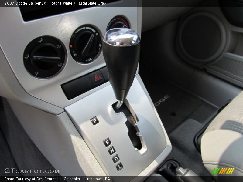 Stone White / Pastel Slate Gray 2007 Dodge Caliber SXT