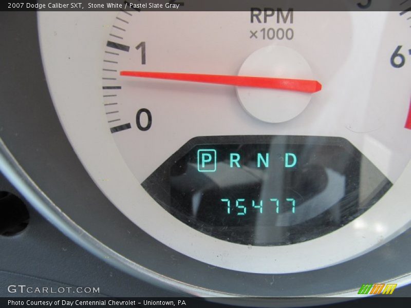 Stone White / Pastel Slate Gray 2007 Dodge Caliber SXT