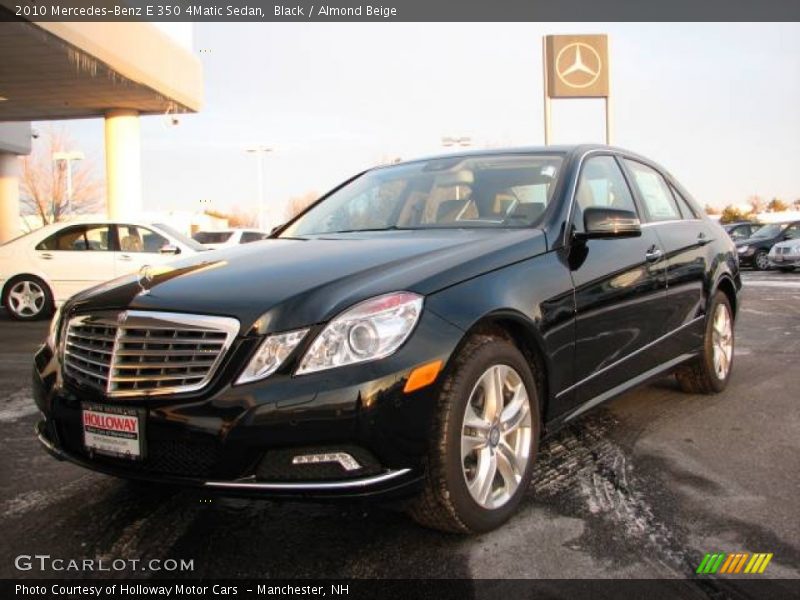 Black / Almond Beige 2010 Mercedes-Benz E 350 4Matic Sedan