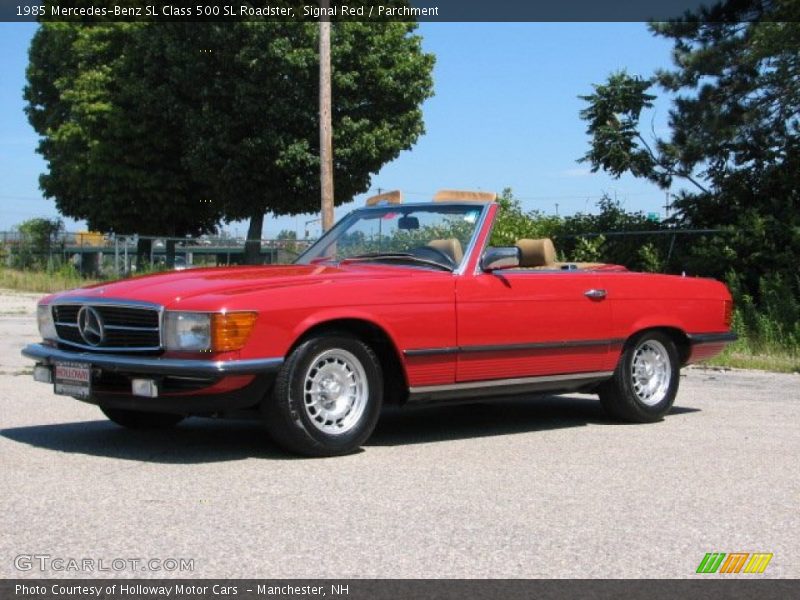 Front 3/4 View of 1985 SL Class 500 SL Roadster