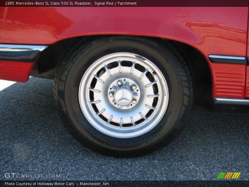 Signal Red / Parchment 1985 Mercedes-Benz SL Class 500 SL Roadster