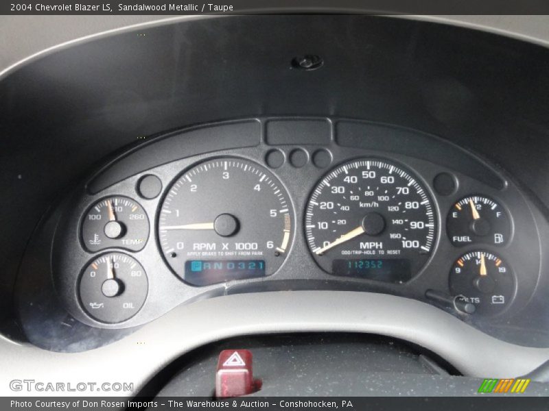 Sandalwood Metallic / Taupe 2004 Chevrolet Blazer LS