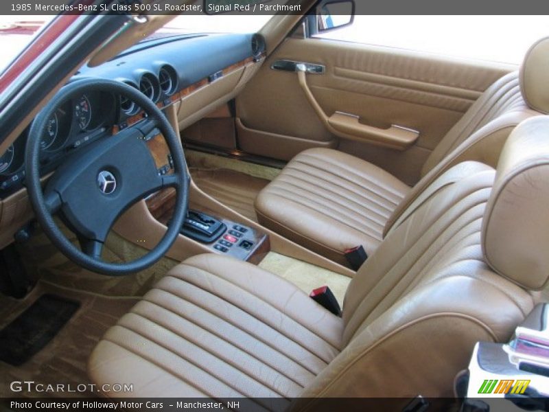  1985 SL Class 500 SL Roadster Parchment Interior