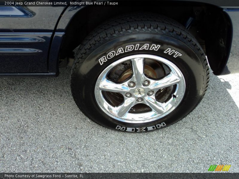 Midnight Blue Pearl / Taupe 2004 Jeep Grand Cherokee Limited