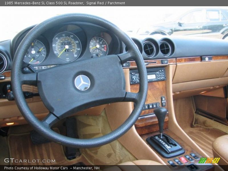  1985 SL Class 500 SL Roadster Parchment Interior