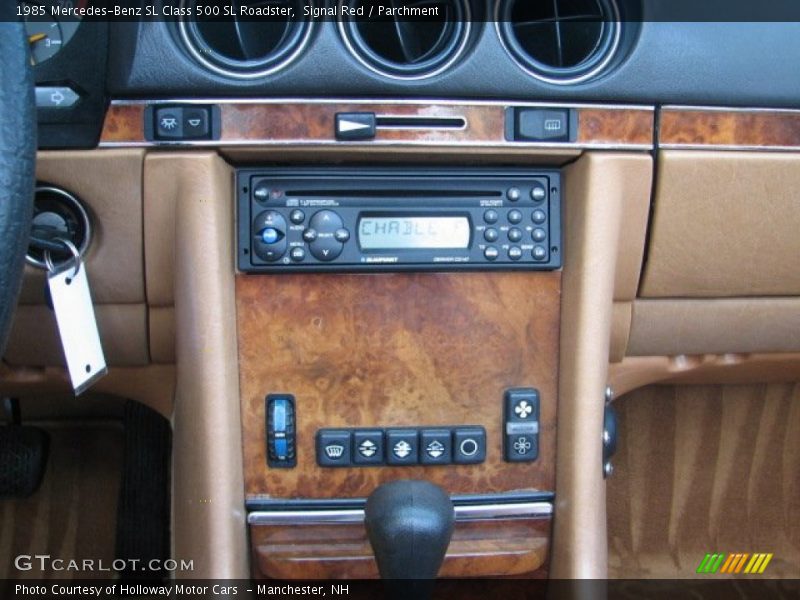 Signal Red / Parchment 1985 Mercedes-Benz SL Class 500 SL Roadster