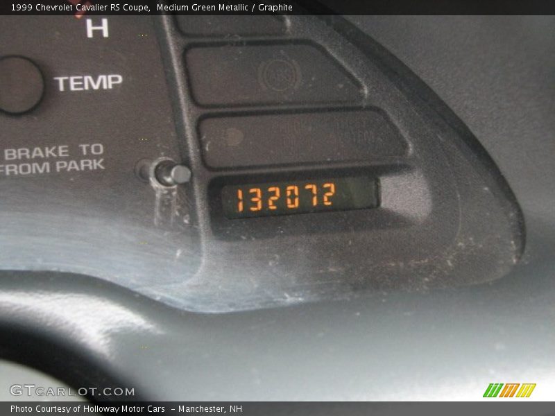Medium Green Metallic / Graphite 1999 Chevrolet Cavalier RS Coupe