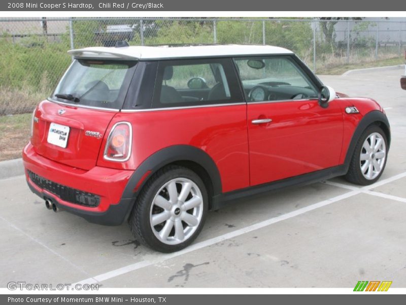 Chili Red / Grey/Black 2008 Mini Cooper S Hardtop