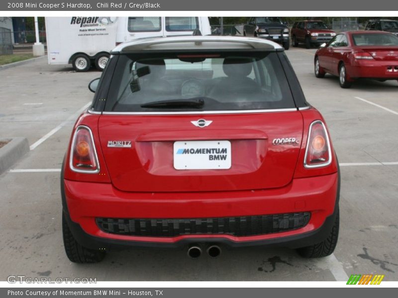 Chili Red / Grey/Black 2008 Mini Cooper S Hardtop