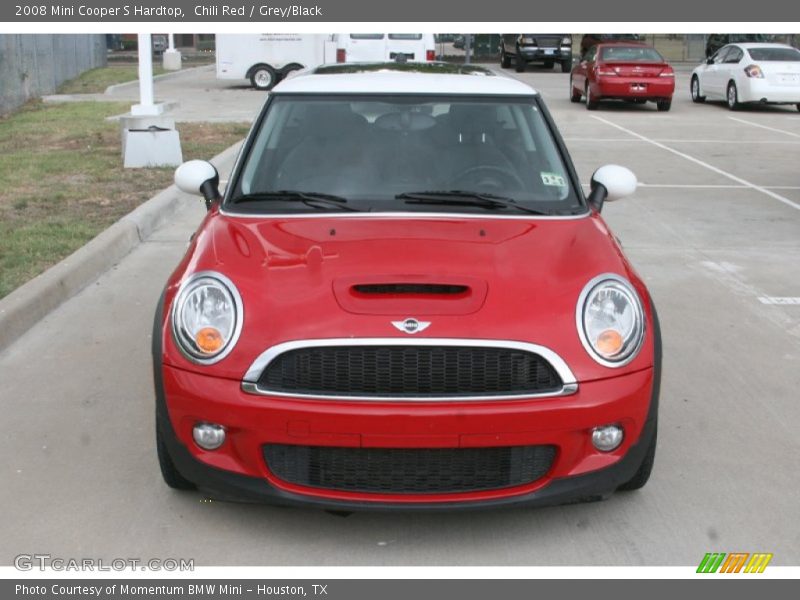 Chili Red / Grey/Black 2008 Mini Cooper S Hardtop