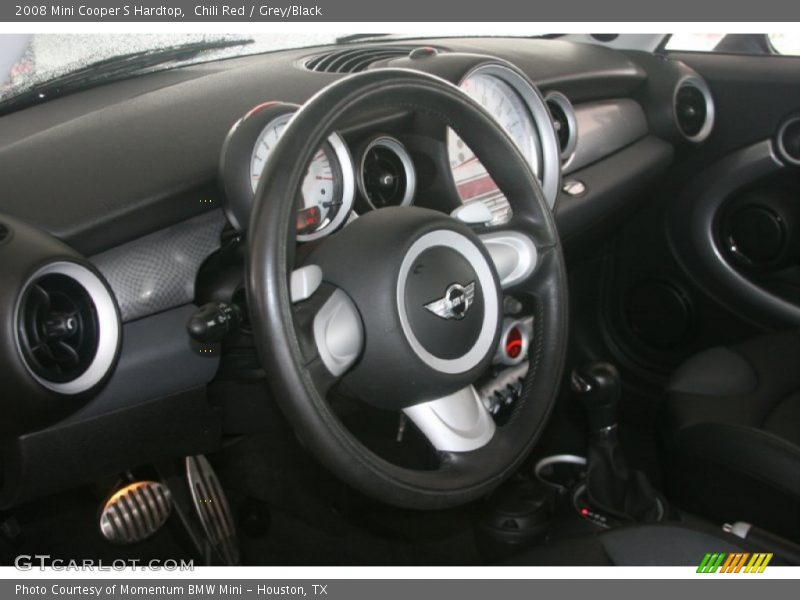Chili Red / Grey/Black 2008 Mini Cooper S Hardtop